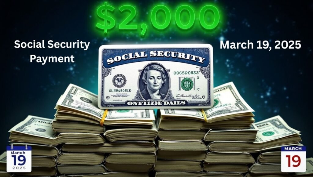 $2,000 Social Security Payment On March 19, 2025 – Eligibility And Payment Details